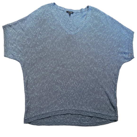 Eileen Fisher Sweaters - Eileen Fisher linen blend woven short sleeve boxy sweater XL excellent condition